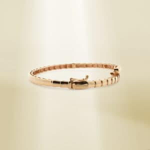18K Yellow Gold Serpentine Bangle