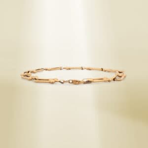 18K Yellow Gold Brand-Inspired Bracelet