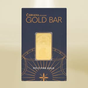 24K 20 Grams, Cebuana Lhuillier Gold Bar in Reyna Juana Design