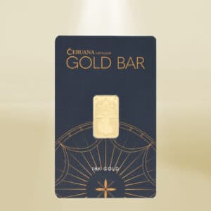 18K 5 Grams, Cebuana Lhuillier Gold Bar in Bayanihan Design