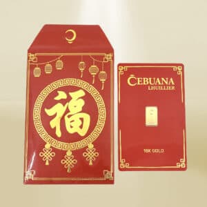 18K 1 Gram, Cebuana Lhuillier Gold Bar - Chinese New Year Limited Edition
