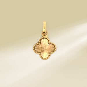 18K Yellow Gold Brand-Inspired Pendant
