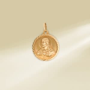 14K Yellow Gold Religious Pendant Pendant