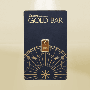 PRE-ORDER: 24K 1 Gram, Cebuana Lhuillier Gold Bar - C Logo