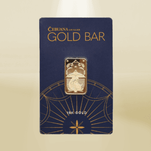 PRE-ORDER: 18K 10 Grams, Cebuana Lhuillier Gold Bar in Reyna Juana Design
