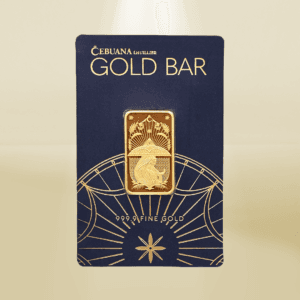 24K 20 Grams, Cebuana Lhuillier Gold Bar in Reyna Juana Design