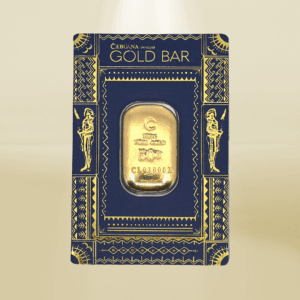 24K 50 Grams, Cebuana Lhuillier Cast Bar in Kalasag Card Design